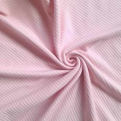 PAWOTEX Ripp jersey Rib Jersey Bedruckt Ribstrick Elastische Ökotex 100% baumwollstoff Gerippter Jerseystoff Rippjersey Stoff Meterware für Bekleidung Kinder, Mädchen, Jungen oder Frauen 150x50cm 180g von PAWOTEX FABRYKA DZIANIN
