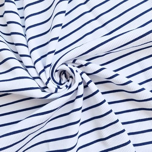 PAWOTEX Ripp jersey Rippjersey Stoff Meterware Rib Jersey Bedruckt Streifen Ribstrick Elastische Gerippter Jerseystoff Ökotex baumwollstoff für Bekleidung Kinder, Mädchen Tops Mützen Schals 100x50cm PAWOTEX Ripp jersey Rippjersey Stoff Meterware Rib Jersey Bedruckt Streifen Ribstrick Elastische Gerippter Jerseystoff Ökotex baumwollstoff für Bekleidung Kinder, Mädchen Tops Mützen Schals 100x50cm von PAWOTEX FABRYKA DZIANIN