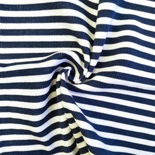 PAWOTEX Ripp jersey Rippjersey Stoff Meterware Rib Jersey Bedruckt Streifen Ribstrick Elastische Gerippter Jerseystoff Ökotex baumwollstoff für Bekleidung Kinder, Mädchen Tops Mützen Schals 100x50cm PAWOTEX Ripp jersey Rippjersey Stoff Meterware Rib Jersey Bedruckt Streifen Ribstrick Elastische Gerippter Jerseystoff Ökotex baumwollstoff für Bekleidung Kinder, Mädchen Tops Mützen Schals 100x50cm von PAWOTEX FABRYKA DZIANIN