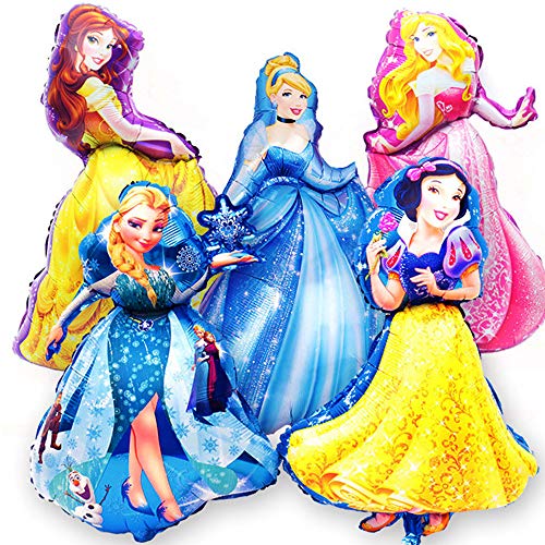Princess Ballon, Geburtstagsdekoration, Folienballon Prinzessin für Partys, Geburtstage, Dekorationen für Mädchen von PAWT