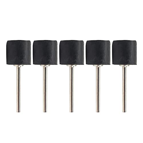 PAXTOR Schleifwerkzeuge, 5 Stück, 0,3 cm Schaft, Schleiftrommeln, Sanddorne für Dremel-Bohrer, Rotationsschleifwerkzeuge, 12,7 mm, 6,35 mm, 9,5 mm (Farbe: 12,7 mm) von PAXTOR