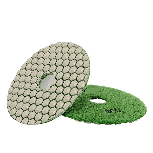 PAXTOR Schleifwerkzeuge Diamantscheiben mit Trockenpolierrad, 4 Zoll, Polierscheibe, 100 mm, flexible Granitharz-Diamantschleifscheibe (Größe: 50) von PAXTOR