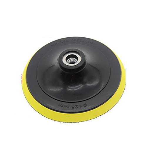 Schleifwerkzeuge 3/4/5/6/7 Zoll Selbstklebende Schleifscheibe Stützteller Bohrstange 100/125 mm Schleifpapier Elektrische Poliermaschine Scheiben für Schleifer (Farbe: M10 12,7 cm Scheibe) von PAXTOR