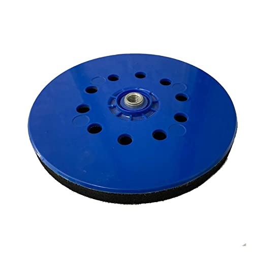 Schleifwerkzeuge Schleifpad für Trockenbau 9 Zoll Haken und Schnalle Polierscheibe für staubfreie Schleifmaschinen Ersatz des Stützpads 215 mm 10 Löcher 14 m Gewinde von PAXTOR