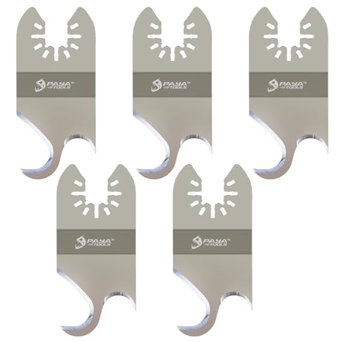 PAYA Multitool Sägeblätter Oszillierende Klingen Sägeblatter zum Schneiden Dachziegeln, PVC-Teppich, Pappe und anderen weichen Materialien, 5tlg PY188 PAYA Multitool Sägeblätter Oszillierende Klingen Sägeblatter zum Schneiden Dachziegeln, PVC-Teppich, Pappe und anderen weichen Materialien, 5tlg PY188 von PAYA TOOLS