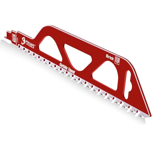 PAYA Säbelsägeblätter Sägeblatt aus Hartmetall (Karbid) für Porenbeton, Hohlziegel, Ziegelstein und Zementplatte – 305 mm, 2 Zähne pro Zoll (TPI), 1 Stück PY1501 von PAYA TOOLS