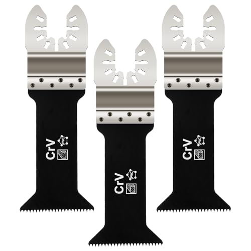 PAYA 3-teilige Oszillierende Multitool-Sägeblätter speziell für Holz & PVC - Hochleistungsklingen mit 42mm Blattbreite - Ideal für präzise Schnitte in Weichholz, Hartholz und PVC-Platten HP86 von PAYA TOOLS