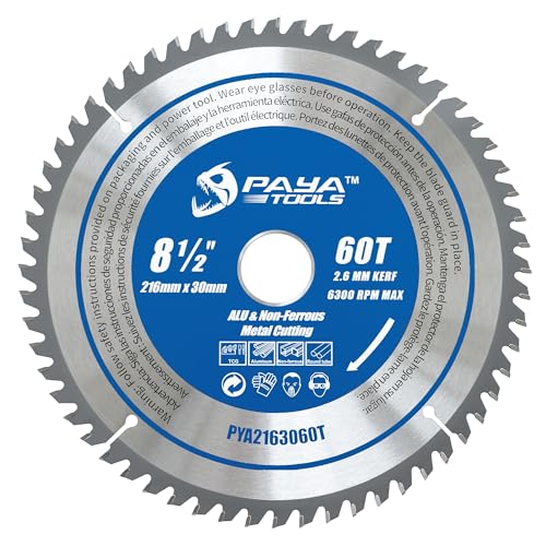 PAYA TCT Kreissägeblatt Metallkreissägeblatt Ø 160 mm x 20 mm 60 Zähne - HSS-Kreissägeblatt Aluminium-Kreissägeblatt für präzise Schnitte in Alublechen, Profilen und Verbundmaterialien PYA2163060T PAYA TCT Kreissägeblatt Metallkreissägeblatt Ø 160 mm x 20 mm 60 Zähne - HSS-Kreissägeblatt Aluminium-Kreissägeblatt für präzise Schnitte in Alublechen, Profilen und Verbundmaterialien PYA2163060T von PAYA TOOLS