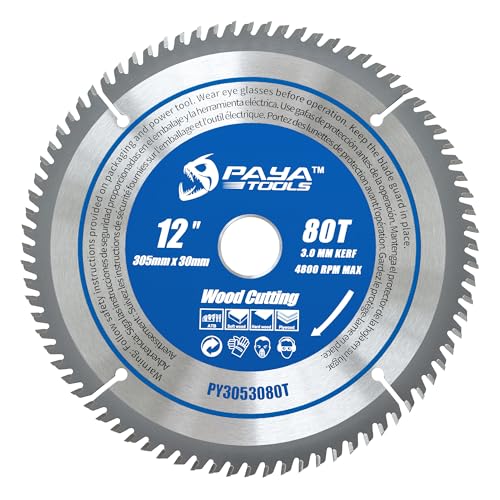 PAYA TCT Kreissägeblatt Ø 305 mm x 30 mm 80 Zähne Kreissäge Zubehör Sägen Heimwerken Schneiden Brennholz Für Paletten, Holz etc. PY3053080T PAYA TCT Kreissägeblatt Ø 305 mm x 30 mm 80 Zähne Kreissäge Zubehör Sägen Heimwerken Schneiden Brennholz Für Paletten, Holz etc. PY3053080T von PAYA TOOLS