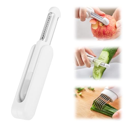 PAYFULLY Multifunktionale Sparschäler, 3 in 1 Gemüseschäler, Kartoffelschäler Kann Schälen, Reiben, Schneiden, Multifunktions Schäler für Obst und Gemüse PAYFULLY Multifunktionale Sparschäler, 3 in 1 Gemüseschäler, Kartoffelschäler Kann Schälen, Reiben, Schneiden, Multifunktions Schäler für Obst und Gemüse von PAYFULLY