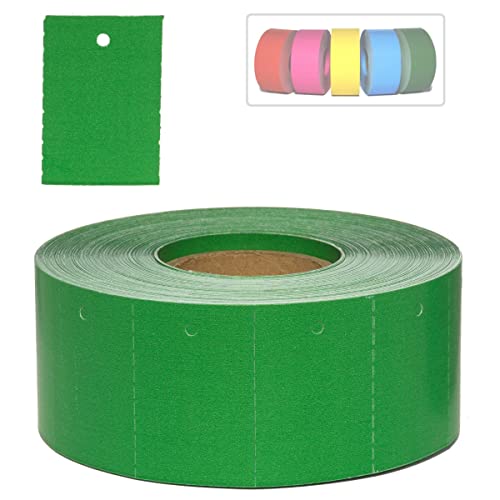 Kartonetiketten in Grün unbedruckt, 30x45mm auf Rolle, 1 Rolle = 1.000 Etiketten von PB-Onlinehandel