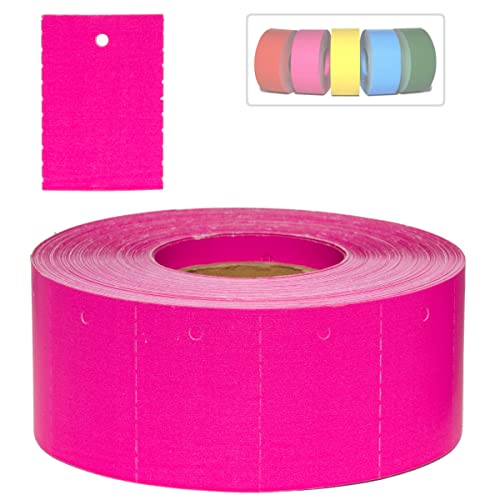 Kartonetiketten in Pink unbedruckt, 30x45mm auf Rolle, 1 Rolle = 1.000 Etiketten von PB-Onlinehandel