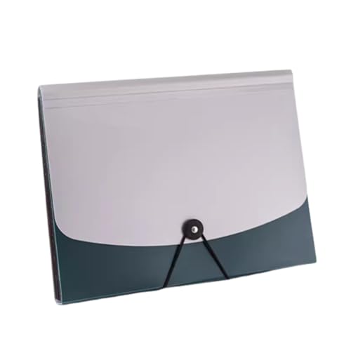 Ordner-Organisator, Expanding File Folder, A4 Akkordeon 13 Hüllen Mehrfarbig(Green) von PBDEIOEOE