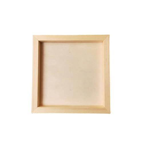 PBDEIOEOE Bilderrahmen, DIY Holz Foto Und Ton Handwerk Bild Rahmen Kinder Geschenk Desktop Ornament Mehrere Größen(12x12cm) von PBDEIOEOE
