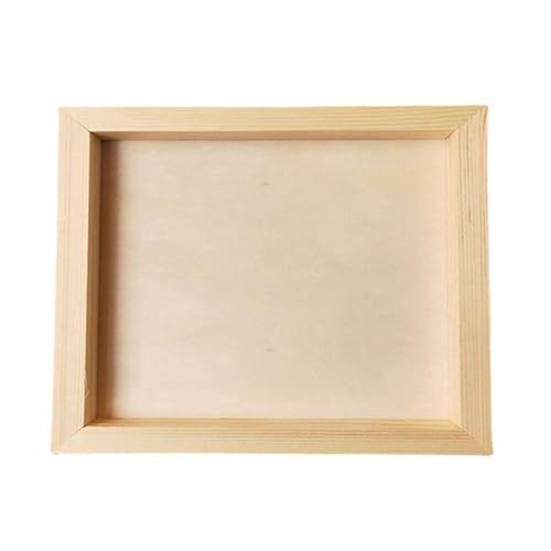PBDEIOEOE Bilderrahmen, DIY Holz Foto Und Ton Handwerk Bild Rahmen Kinder Geschenk Desktop Ornament Mehrere Größen(19x23cm) von PBDEIOEOE