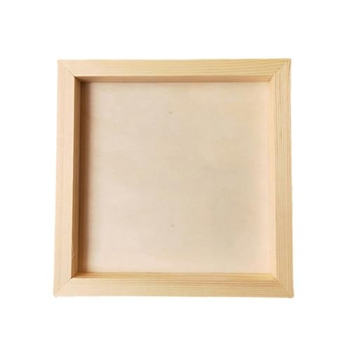 PBDEIOEOE Bilderrahmen, DIY Holz Foto Und Ton Handwerk Bild Rahmen Kinder Geschenk Desktop Ornament Mehrere Größen(20x20cm) von PBDEIOEOE