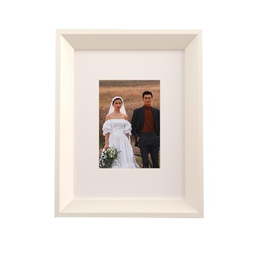 PBDEIOEOE Bilderrahmen, Holz-Foto-Bild-Poster-Rahmen, Mehrfarbig, 15 x 10 cm(White) von PBDEIOEOE