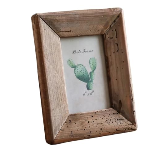 PBDEIOEOE Bilderrahmen, Holz Quadratische Foto Rahmen Display for Home Wohnzimmer Schlafzimmer Desktop Dekoration Handwerk(7 inch) von PBDEIOEOE