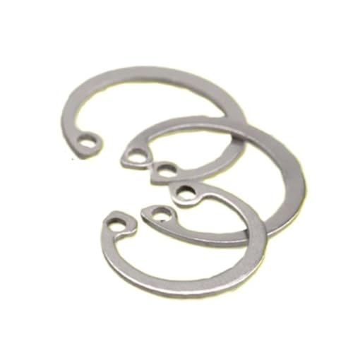PBDEIOEOE Sprengringe, Sprengring, Sicherungsring for Loch 304 Edelstahl Klemme Elastischer Sicherungsring Sicherungsring C-Typ Sprengring for den inneren Sicherungsring M8 -m150(M90) von PBDEIOEOE