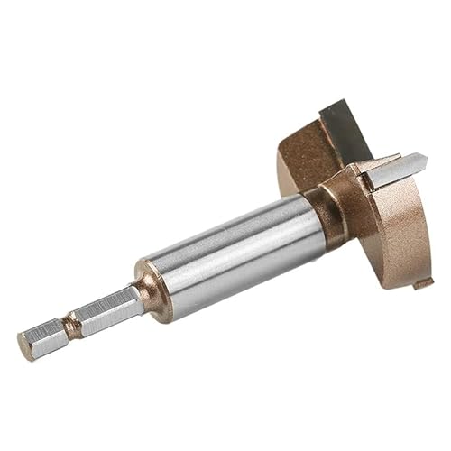 1 STÜCK Drei Zähne Doppelkantenöffner 10-50 mm Legierung 6,35 Sechskantschaft Professioneller Spreizbohrer for die Holzbearbeitung aus Kunststoff(32mm) von PBNANHGZZ