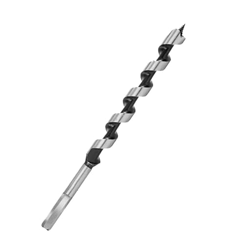 1 STÜCK Holzbearbeitungs-Rollenbohrer, 120/230/300 mm langer Sechskantgriff, gebratener Teig, Drehungen, Holzklopfer, Türschloss-Reibwerkzeug(24mm,230mm) von PBNANHGZZ
