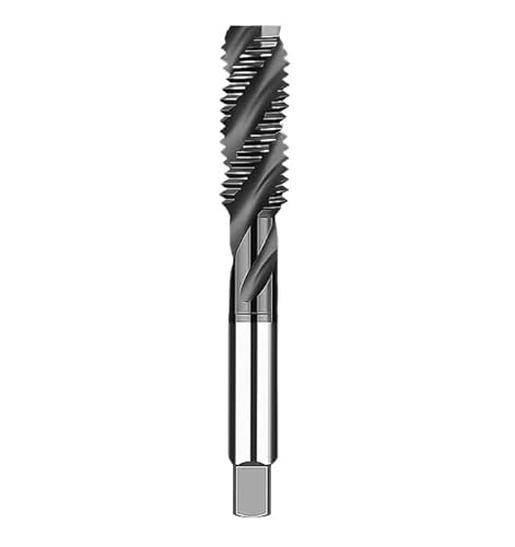 1 Stück M3-M12 M35 Kobalt-HSS-Gewindebohrer mit Titanbeschichtung for Edelstahlmetall gerader Nut/Spitze/Spiralgewindebohrer(Screw,M5x0.8) von PBNANHGZZ