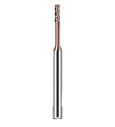 1 Stück Mini-Schaftfräser mit kleinem Durchmesser 0,2,5,8, 3, mm, tiefe Nut, Mikro-Hartmetall-Schaftfräser, Fräser langem Hals, CNC(2.5x12H) von PBNANHGZZ