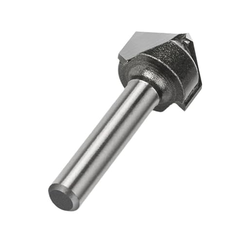 1 stück 1/4 "1/2" Schaft 90 Grad V-typ Fräser Wand Bördeln Router Bit Trimmen Graviermaschine Holzbearbeitungswerkzeuge(6.35X25.4mm) von PBNANHGZZ