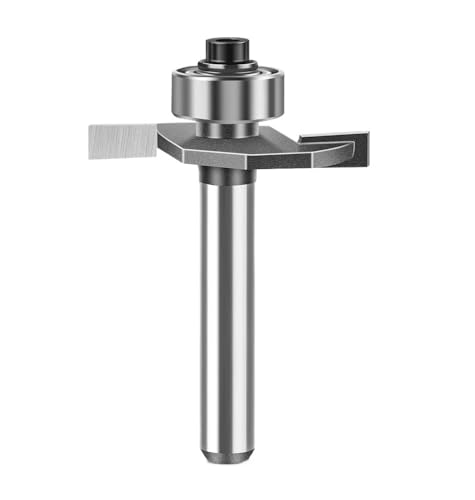 1 stück 6mm 12mm Schaft Ball T-schneider Holzbearbeitung Fräsen Router Bit Stoßen Cutter 2-in-1 Crabapple Winkel(6X2mm) von PBNANHGZZ
