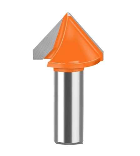 1 stück 90-Grad Und 120-Grad 3D V-Förmigen Router Bit Legierung Anfasen Cutter Abschrägung Gravur Maschine werkzeuge(12X32X120) von PBNANHGZZ