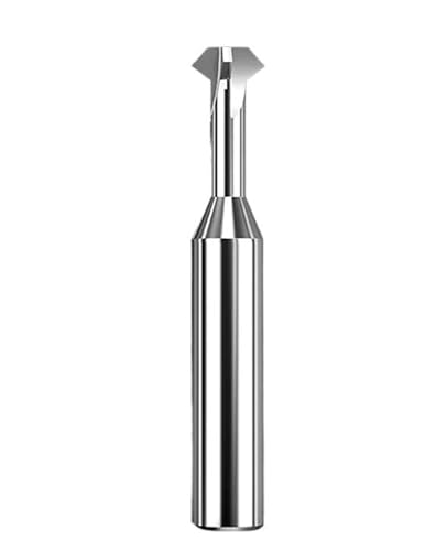 1pc 90 Grad Hartmetall Fase Fräser ° Anfasen Oberen Unteren for Metall CNC Ende Mühlen(Uncoated,D12x60L) von PBNANHGZZ