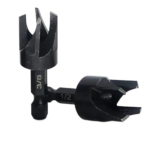 2/4/8 stücke 6 10 13 16mm 1/4 3/8 1/2 5/8 Carbon Stahl Hex Schaft Krachtige Dübel Bit Holzbearbeitung Bohrer Holz Stecker Cutter Werkzeug(8pcs) von PBNANHGZZ