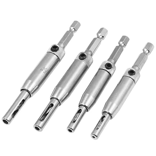 4/7 stücke Loch for Türen Selbst Zentrierung Holzbearbeitung Power Werkzeuge Furadeira Puncher Scharnier Tapper Core Bohrer Set(A) von PBNANHGZZ