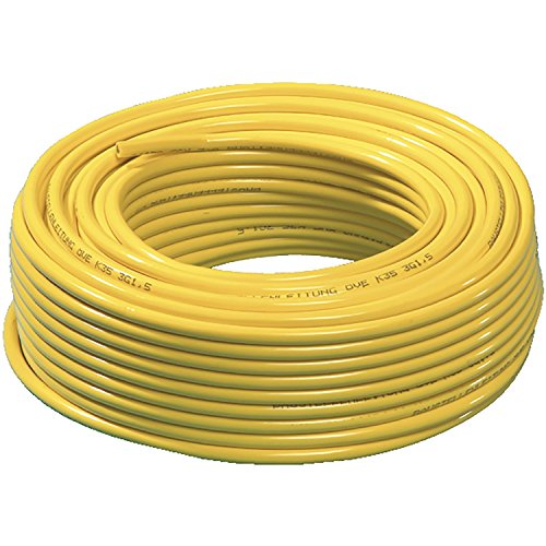PC Electric 13398 PVC Baustellenkabel, K35 5G2.5, Länge 25 m, Gelb PC Electric 13398 PVC Baustellenkabel, K35 5G2.5, Länge 25 m, Gelb von PC Electric