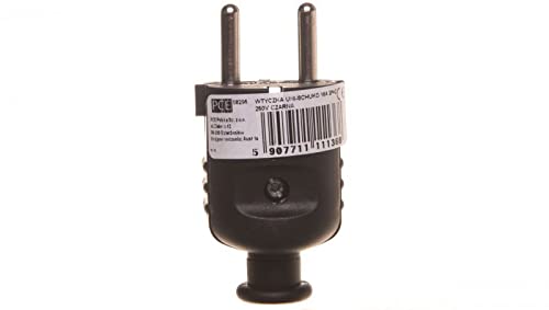 Stecker gerade 10/16A 2P+Z UNI-SCHUKO IP20 schwarz 08295 Zange 590771111368 Stecker gerade 10/16A 2P+Z UNI-SCHUKO IP20 schwarz 08295 Zange 590771111368 von PCE