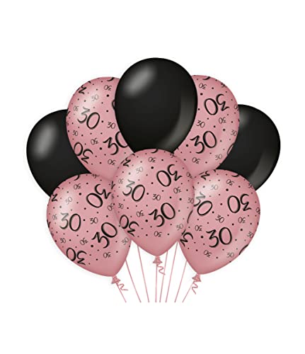 PD-Party 7024405 Party Luftballons, Rose/Schwarz, 30x30x30cm PD-Party 7024405 Party Luftballons, Rose/Schwarz, 30x30x30cm von PD-Party