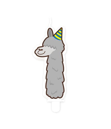 PD-Party - Geburtstagskerzen für Kuchen & Torten - 1 Stück - Geburtstagsdeko - Jungle Kuchenkerzen für Geburtstagsfeiern von Kindern - Zahlenkerzen - Nummer Kerze - Größe 5,5 x 9 cm - Zahl 1 von PD-Party