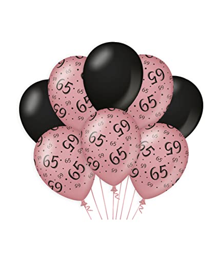 PD-Party 7023413 Classy Party Luftballons | Natürliche Rubber (Latex) | Geburtstag Feier Partei Dekoration - 65, Packung von 8, Rose/Schwarz, 30cm Länge x 30cm Breite x 30cm Höhe PD-Party 7023413 Classy Party Luftballons | Natürliche Rubber (Latex) | Geburtstag Feier Partei Dekoration - 65, Packung von 8, Rose/Schwarz, 30cm Länge x 30cm Breite x 30cm Höhe von PD-Party