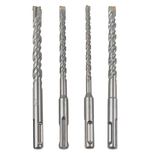 PDETVEO 4-teiliges SDS Plus Bohrhammer-Set, Präzisions-Steinbohrer-Bits 6/8/10/12 mm mit Aufbewahrungskoffer für Beton- und Blockanwendungen PDETVEO 4-teiliges SDS Plus Bohrhammer-Set, Präzisions-Steinbohrer-Bits 6/8/10/12 mm mit Aufbewahrungskoffer für Beton- und Blockanwendungen von PDETVEO