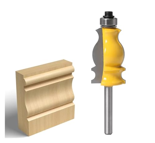 1 STÜCK 6mm Schaft Architektonisches Hartmetall-Formfräser-Bit Trimmen von Holzfräsern for Holzbearbeitungsschneider Elektrowerkzeuge(6.35mm shank) von PDFEswm