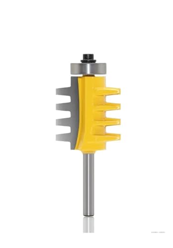 1 Stück 8 mm, 6 mm, 1/4 Zoll Schaftschiene, umkehrbarer Fingergelenk-Leimfräser, Kegelzapfen, Holzbearbeitungswerkzeug, Elektrowerkzeug, Holzfräser(6mm shank) von PDFEswm