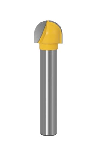 1 Stück CNC-Vollhartmetall-Rundkopfbohrer mit 6 mm Schaft(6X9.5mm) von PDFEswm