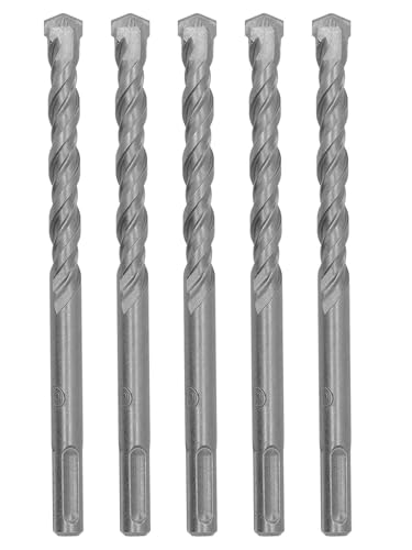 SDS Plus Hammerbohrer 5 St¨¹ck 10mm x 210mm Mauerwerksbohrer zum Bohren von Beton, Stein, Ziegeln und Felsen von PEAK-CUT