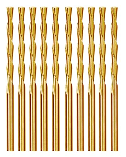 Trockenbau-Ausschneide-Bit, 0,3 cm, Sabrespitze, HSS-Ausschnitt, Titan-Nitridiert, Schneid-Bits für Gipskarton, 10 Stück von PEAK-CUT