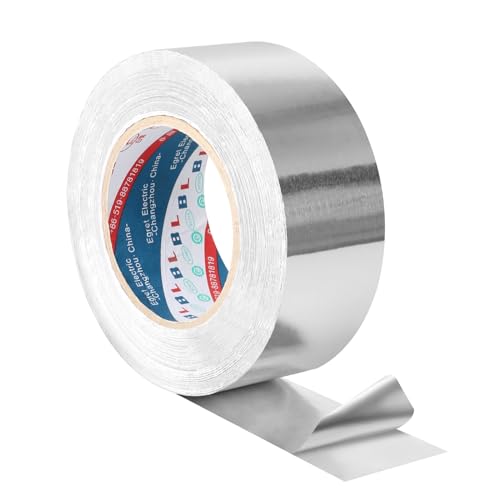 PEAKTOP Aluminium Klebeband, 50MMx50M Aluklebeband Für Dämmung, Alu Klebeband Hitzebeständig, Abdichtung Selbstklebende Alufolie, Silber Aluklebeband für Isolieren Versiegeln Rohrleitungen PEAKTOP Aluminium Klebeband, 50MMx50M Aluklebeband Für Dämmung, Alu Klebeband Hitzebeständig, Abdichtung Selbstklebende Alufolie, Silber Aluklebeband für Isolieren Versiegeln Rohrleitungen von PEAKTOP