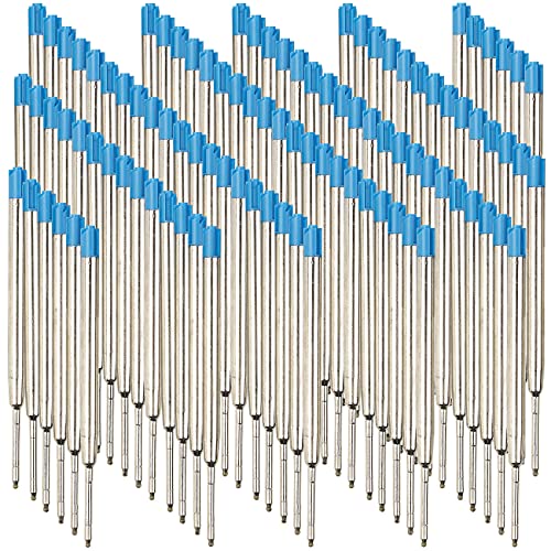 PEARL Ersatzminen-Set: 100er-Set Kugelschreiber-Minen, blau, Stärke B (Minenset, Pen-Refill, Stifte) von PEARL