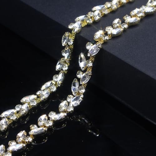 91 cm lange Strassverzierung, silberfarbene AB-Stringstreifen, Kristall-Applikation, Fransenband, Perlen, Nähen für Kleid, DIY, Party, Hochzeit, Blumenstrauß, Dekoration, Brautkostüm, Verzierung 91 cm lange Strassverzierung, silberfarbene AB-Stringstreifen, Kristall-Applikation, Fransenband, Perlen, Nähen für Kleid, DIY, Party, Hochzeit, Blumenstrauß, Dekoration, Brautkostüm, Verzierung von PEARLY JUN