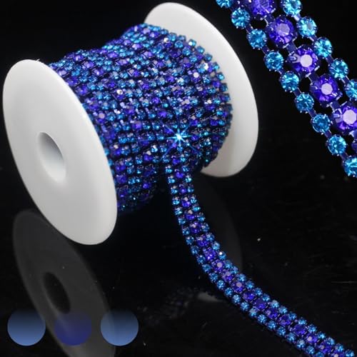 PEARLY JUN 273Cm Kristall-Strass-Kette Zum Nähen von Strassband Zum Aufnähen Nähen Leder Schuhe Strasssteine Tassel Chain DIY Blumenstrauß Dekoration Kleidung Hochzeit Kopfbedeckung PEARLY JUN 273Cm Kristall-Strass-Kette Zum Nähen von Strassband Zum Aufnähen Nähen Leder Schuhe Strasssteine Tassel Chain DIY Blumenstrauß Dekoration Kleidung Hochzeit Kopfbedeckung von PEARLY JUN