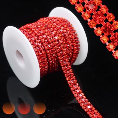 PEARLY JUN 274Cm Kristall-Strass-Kette Zum Nähen von Strassband Zum Aufnähen Nähen Leder Schuhe Strasssteine Tassel Chain DIY Blumenstrauß Dekoration Kleidung Hochzeit Kopfbedeckung PEARLY JUN 274Cm Kristall-Strass-Kette Zum Nähen von Strassband Zum Aufnähen Nähen Leder Schuhe Strasssteine Tassel Chain DIY Blumenstrauß Dekoration Kleidung Hochzeit Kopfbedeckung von PEARLY JUN