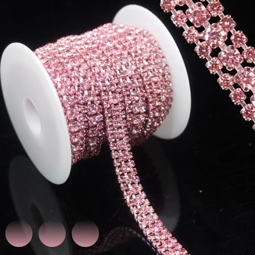 PEARLY JUN 274Cm Kristall-Strass-Kette Zum Nähen von Strassband Zum Aufnähen Nähen Leder Schuhe Strasssteine Tassel Chain DIY Blumenstrauß Dekoration Kleidung Hochzeit Kopfbedeckung PEARLY JUN 274Cm Kristall-Strass-Kette Zum Nähen von Strassband Zum Aufnähen Nähen Leder Schuhe Strasssteine Tassel Chain DIY Blumenstrauß Dekoration Kleidung Hochzeit Kopfbedeckung von PEARLY JUN
